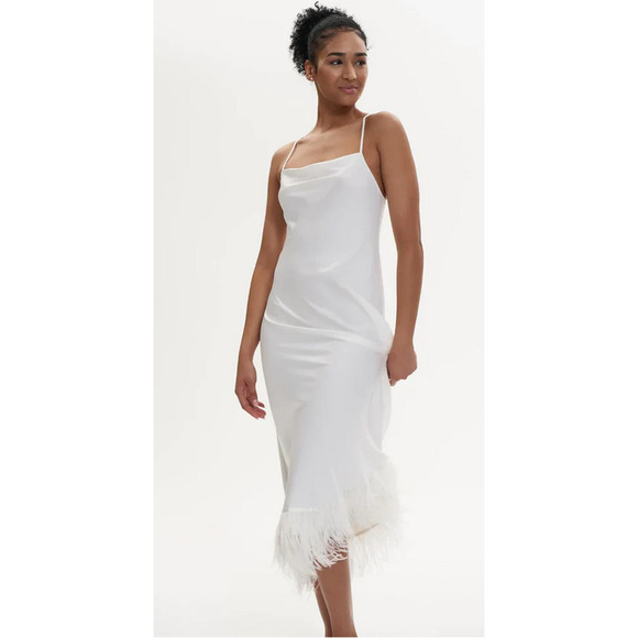 Rya Collection Women Swan Gown Ivory Size S - Picture 1 of 4